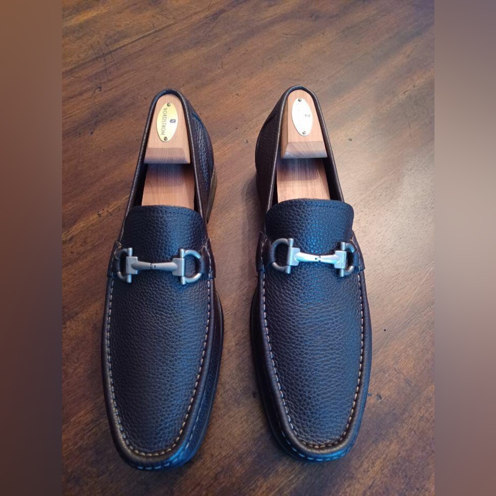 Men brown 10.5 Ferragamo loafers